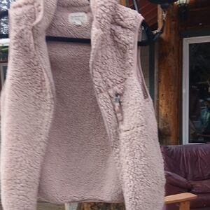 Weatherproof Women's Beige Sherpa Vest